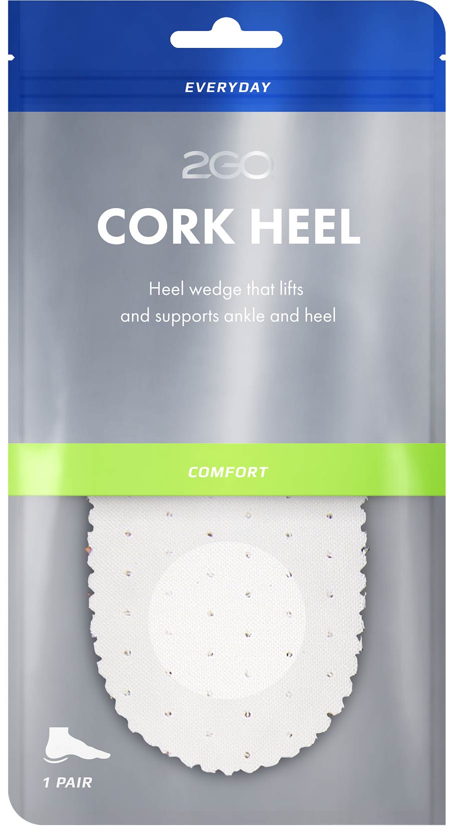 2GO - Cork Halfsole Heel Wedge Women
