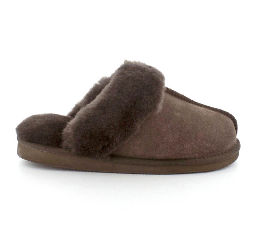 Woollies - Slip-On Dark Brown