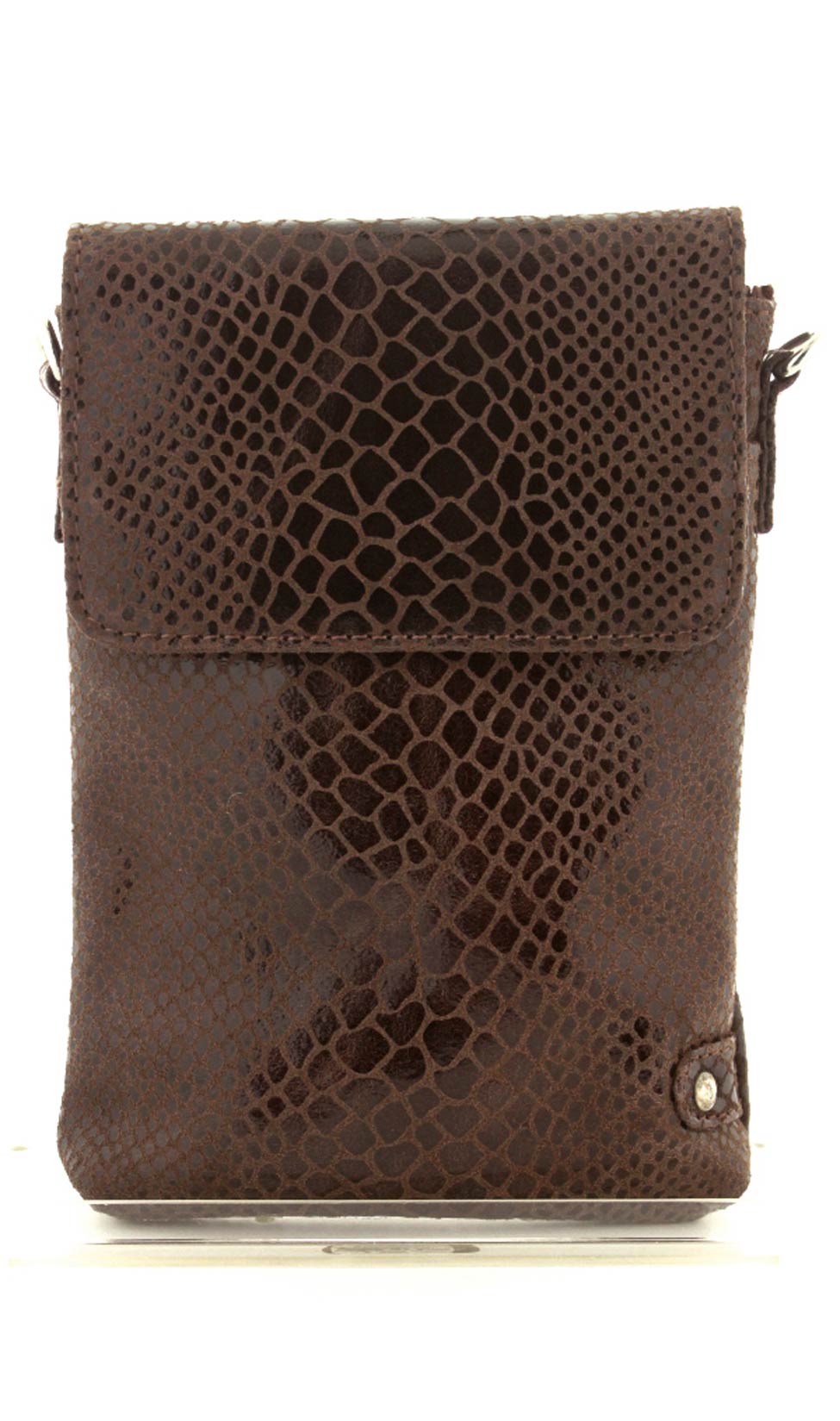 Depeche - Mobilebag Brown Croco