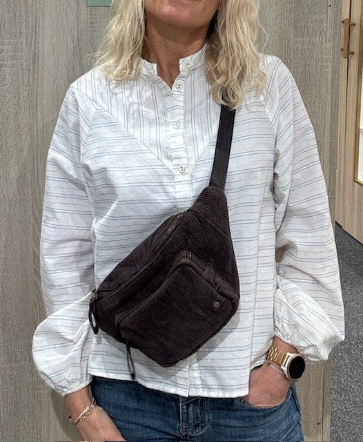 Bumbag Fløjl Brown