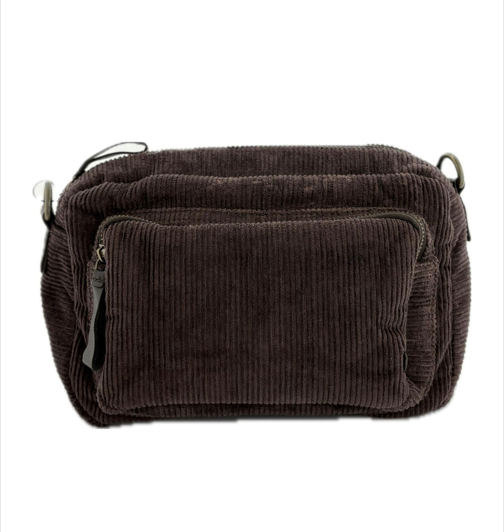 Crossover Fløjl Brun