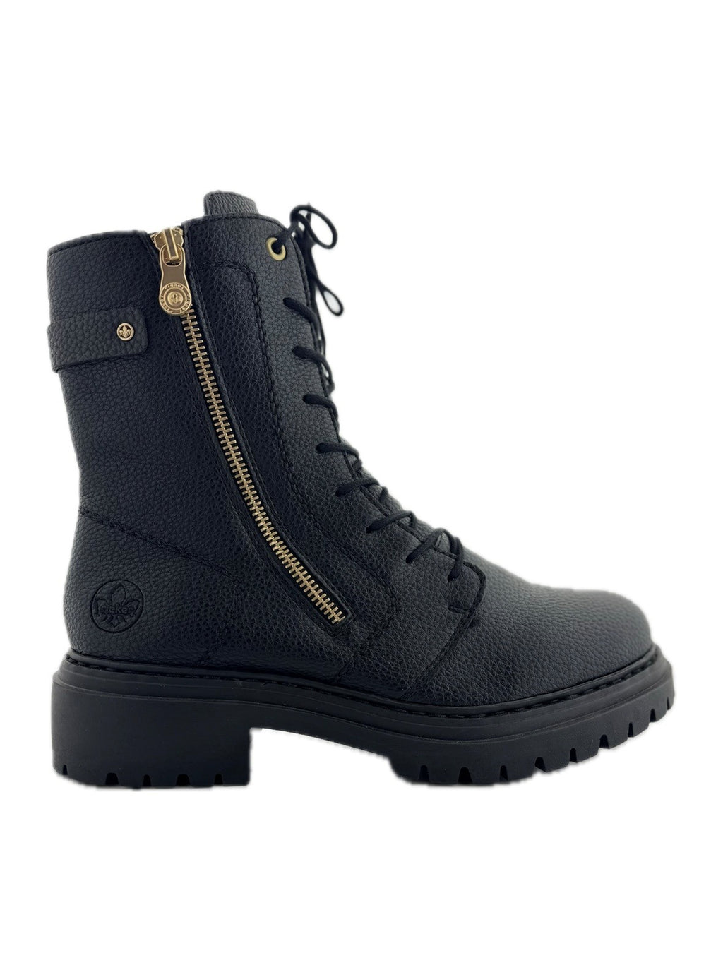 Snørestøvle Bikerlook