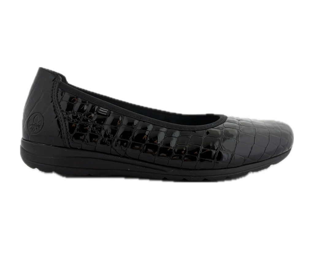 Lak ballerina croco